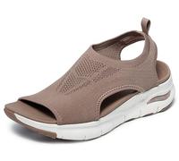 Skechers Catchy Wave Ajuste de Arco: Onda atrapanteMujer | Plantilla anatómica Arch Fit®, suela de tracción duradera, lavable a máquina