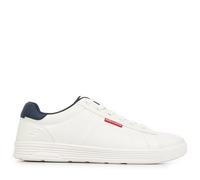 Skechers Cavell Hensley - Tenis para hombre, blanco y rojo, 43 EU