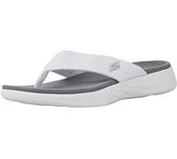 Skechers Chanclas 140037-bkwpara mujer, White, 39 EU