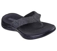 Skechers On-The-go 600-15304, Chanclas Mujer, Black, 36 EU