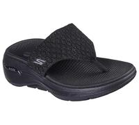 Skechers Chanclas para mujer, Negro, 40 EU