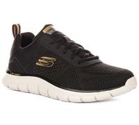 Skechers Chándal Leshur Deportivo Vegano Cordones Malla Zapatillas Hombre Negro