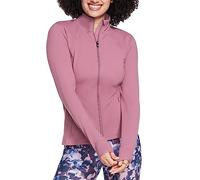 Skechers Chaqueta de Malla Gowalk Sudadera, Malva, M para Mujer