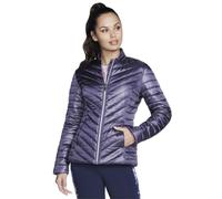Skechers Chaqueta Goshield Shine para mujer, Graystone, L