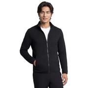 Skechers Cozy Fit Hoodless Hoodie Ottoman Jacket Chamarra de Forro Polar, Negro, XX-Large para Hombre