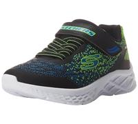Skechers Chico 403920N BBLM Zapatillas Deportivas, Negro/Azul/Verde Limón, 22 EU