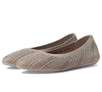 Skechers Cleo 2.0 Glitzy Daze - Zapatillas sin Cordones para Mujer, Gris Topo, 38 EU