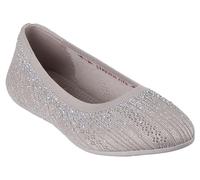 Skechers Cleo 2.0 Glitzy Daze - Zapatillas sin Cordones para Mujer, Gris Topo, 38.5 EU