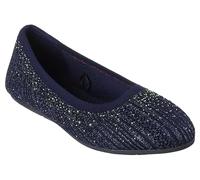 Skechers Cleo 2.0 Glitzy Daze - Zapatillas sin Cordones para Mujer, Marino, 36.5 EU