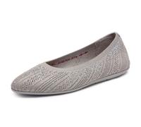 Skechers Cleo 2.0 Glitzy Daze - Zapatillas sin cordones para mujer, gris topo, 39 EU