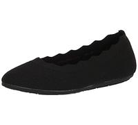 Skechers CLEO 2.0 LOVE SPELL, Bailarinas para Mujer, Black Knit, 36 EU