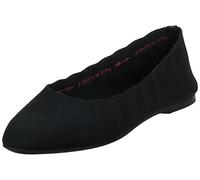 Skechers CLEO BEWITCH, Bailarinas con punta cerrada para Mujer, Black Flat Knit, 38 EU
