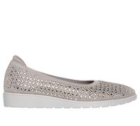 Skechers Cleo Flex Wedge - Nova Glam en Taupe, talla 37, Vegan