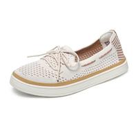 Skechers Coastal-Drive - Zapatos náuticos para Mujer, Blanco Sucio, 37.5 EU