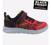 Skechers Comfy Flex 2.0 Tronox Para Niños Con Cierre De Gancho Y Asa Negros