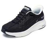 Skechers Zapatillas sin Cordones para Mujer Contour Foam Cozy Fit, Negro/Blanco, 7