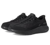 Skechers Contour Foam Cozy Fit - Zapatillas Deportivas sin Cordones para Hombres, Color Negro/Negro, Talla 40,5
