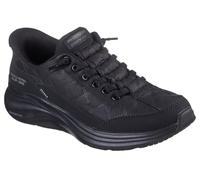 Skechers Contour Foam Natural EaseSneaker para Mujer, Borde de Cuero Duraleather de Malla Negra, 36.5 EU