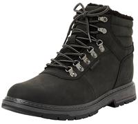 Skechers Corado Memphis, Botas para Senderismo Hombre, Black Synthetic/Mesh, 45 EU