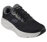 Skechers Cordones She para Hombre D'Lux Walker 2.0 Swave en Negro/Lima, 5.5-14