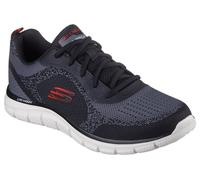 Skechers Cordones Zapatillas Zapato para Hombre Chándal Glendor en Negro/Rojo ,