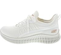 Skechers Córdova Classic Best Behavior para Mujer, Ribete sintético de Punto Blanco Roto, 41 EU