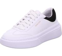 Skechers Cordova Classic Best Behavior, Zapatos deportivos Mujer, White Duraleather/Black Trim, 39 EU