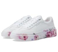 Skechers Cordova Classic Painted Flora - Tenis para mujer, Blanco, 36.5 EU