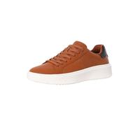Skechers Court Break Suit Sneaker, Zapatillas Hombre, Cognac Duraleather, 40 EU