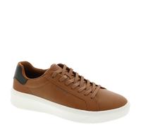 Skechers Court Break Suit Sneaker, Zapatillas Hombre, Cognac Duraleather, 46 EU