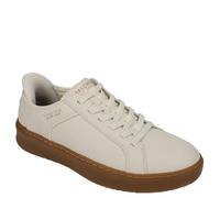 Skechers Court Break - Zapatos de meter con doble ventilación para hombre, Natural, 45.5 EU
