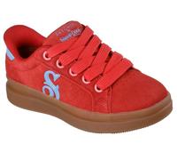 Skechers Courtside Cali Girlz, Zapatillas Mujer, Red Suede/Blue Duraleather, 41 EU