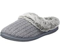 Skechers Cozy Campfire Home Essential, pantuflas para mujer, Gray, 36.5 EU