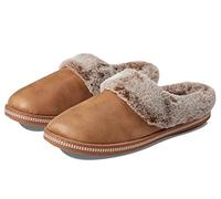 Skechers Cozy Campfire Lovely Life, Pantuflas Mujer, Taupe Microleather/Faux Fur, 41 EU