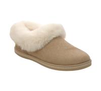 Skechers Cozy Campfire Winter Nights, Pantuflas Mujer, Sand Microfiber/Faux Fur, 36 EU