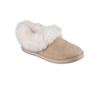 Skechers Cozy Campfire Winter Nights, Pantuflas Mujer, Sand Microfiber/Faux Fur, 39 EU