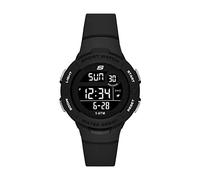 Skechers Crenshaw Reloj digital de silicona para mujer, Negro -, Digital