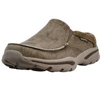 Skechers Creston - Zapatillas de lona sin cordones para hombre, Caqui, 41.5 EU
