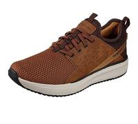 Skechers CROWDER COLTON, Zapatillas para Hombre, Tan Knitted Mesh, 44 EU
