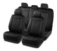 Skechers Cubiertas de asiento de automvil Tuberas de asiento sinttica de lujo de lujo