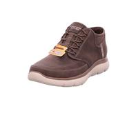 Skechers Cumbres de Slip-ins Manos Libres, Zapatillas Hombre, Ribete de Gamuza Chocolate, 43 EU