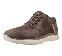 Skechers Cumbres de Slip-ins Manos Libres, Zapatillas Hombre, Chocolate Suede Trim, 45.5 EU