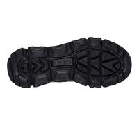 Skechers, CUMBRES EN Mujer, Malla sintética Negra con Ribete Negro, 37.5 EU