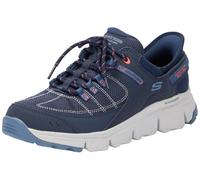 Skechers, CUMBRES EN Mujer, Navy Synthetic Mesh Coral Trim, 38 EU