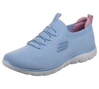 Skechers Cumbres, Zapatillas Mujer, Tejido Azul Claro Multi Trim, 36 EU