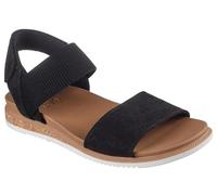 Skechers – Sandalias planas bajas para mujer Desert Kiss – Negro – Talla 5