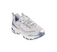 Skechers D´Lites Chromatic 150246 NTSL - Zapatillas de plataforma para mujer, Natural Silver, 42 EU
