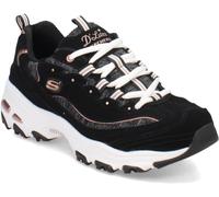Skechers D Lites Me Time para Mujer, Negro/Oro Rosa, Talla 7