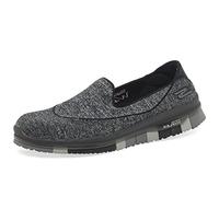Skechers Bobs Plush Peace & Love, Alpargatas Mujer, Black, 36.5 EU