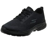 Skechers Damen Go Walk 6 Bold Vision - Tenis Deportivos, Black, 36.5 EU